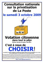 Consultation contre la privatisation