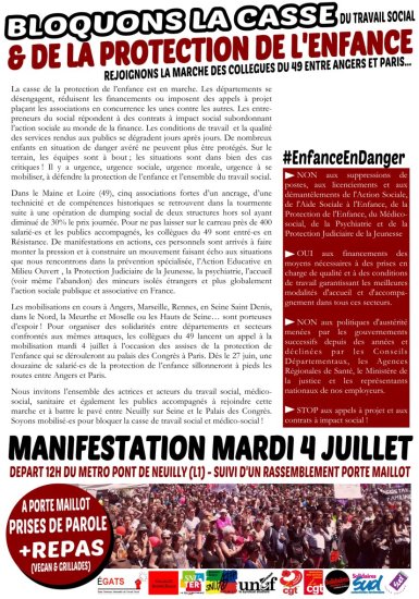 Tract intersyndical 4 juillet 2017
