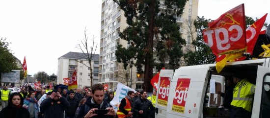 Manifestation du 14/01/2020 à Angers (CGT)
